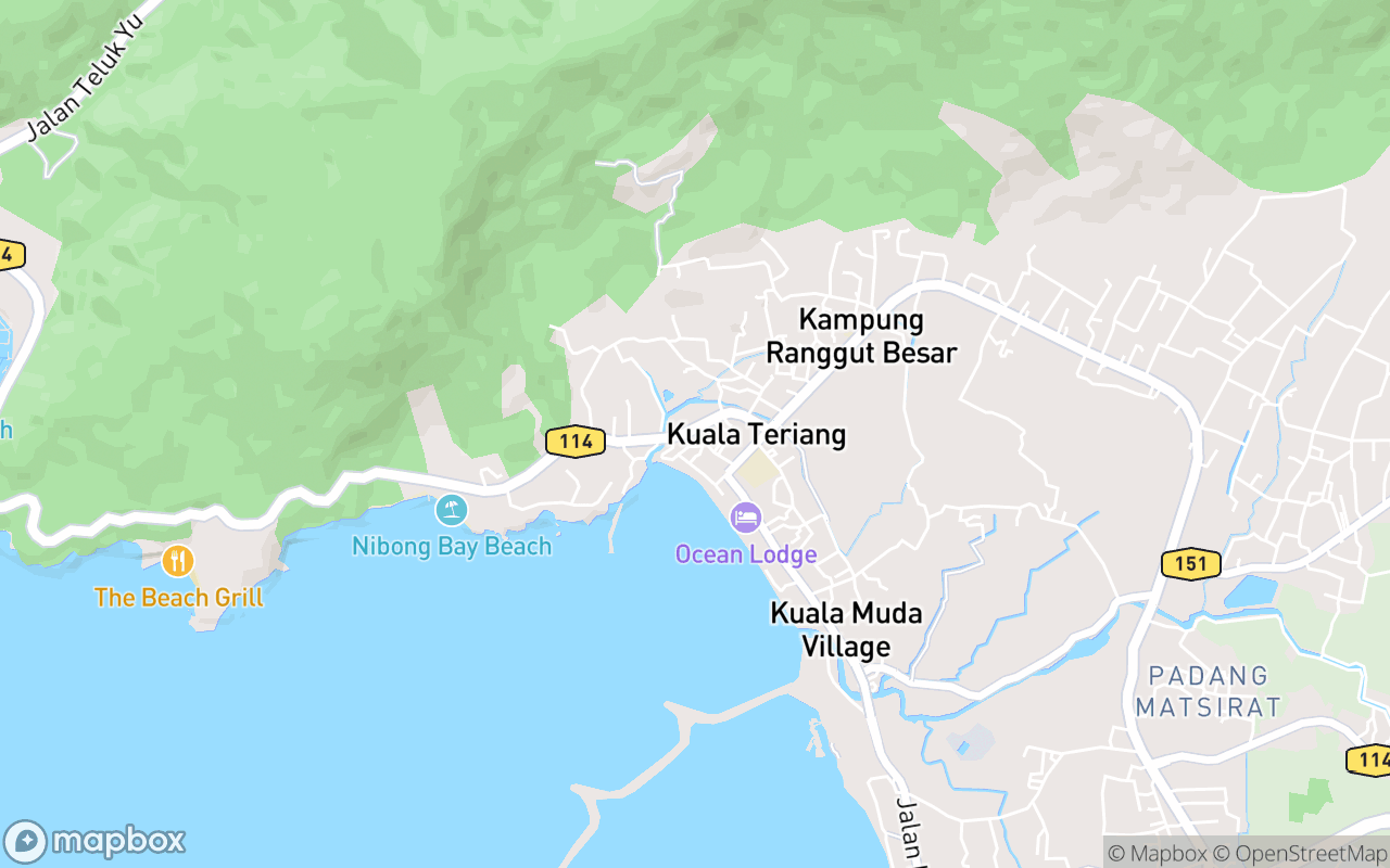 Map showing the location of Masjid Al-Istiqamah