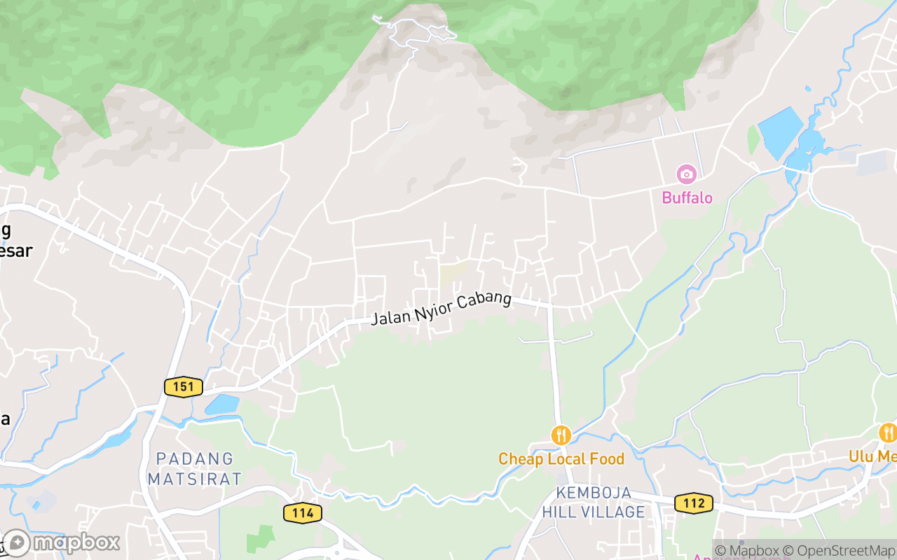 Map showing the location of Masjid Darussalam