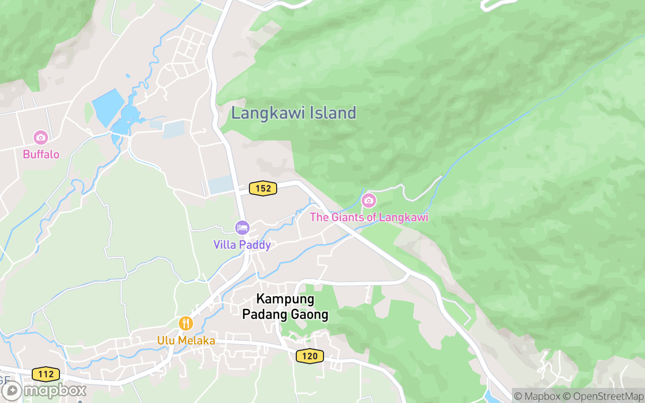 Map showing the location of Rumah Idea Langkawi