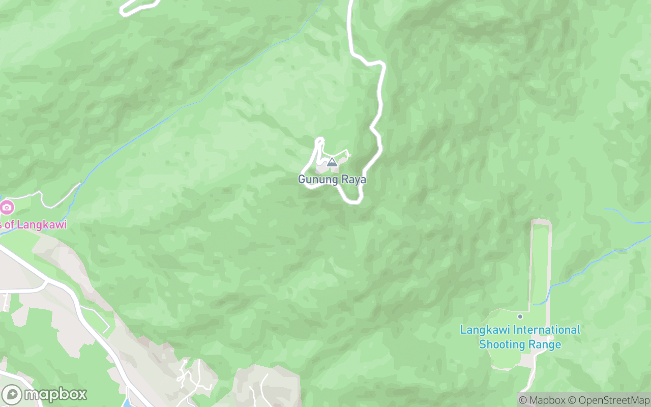 Map showing the location of Birdwatching (Gunung Raya)