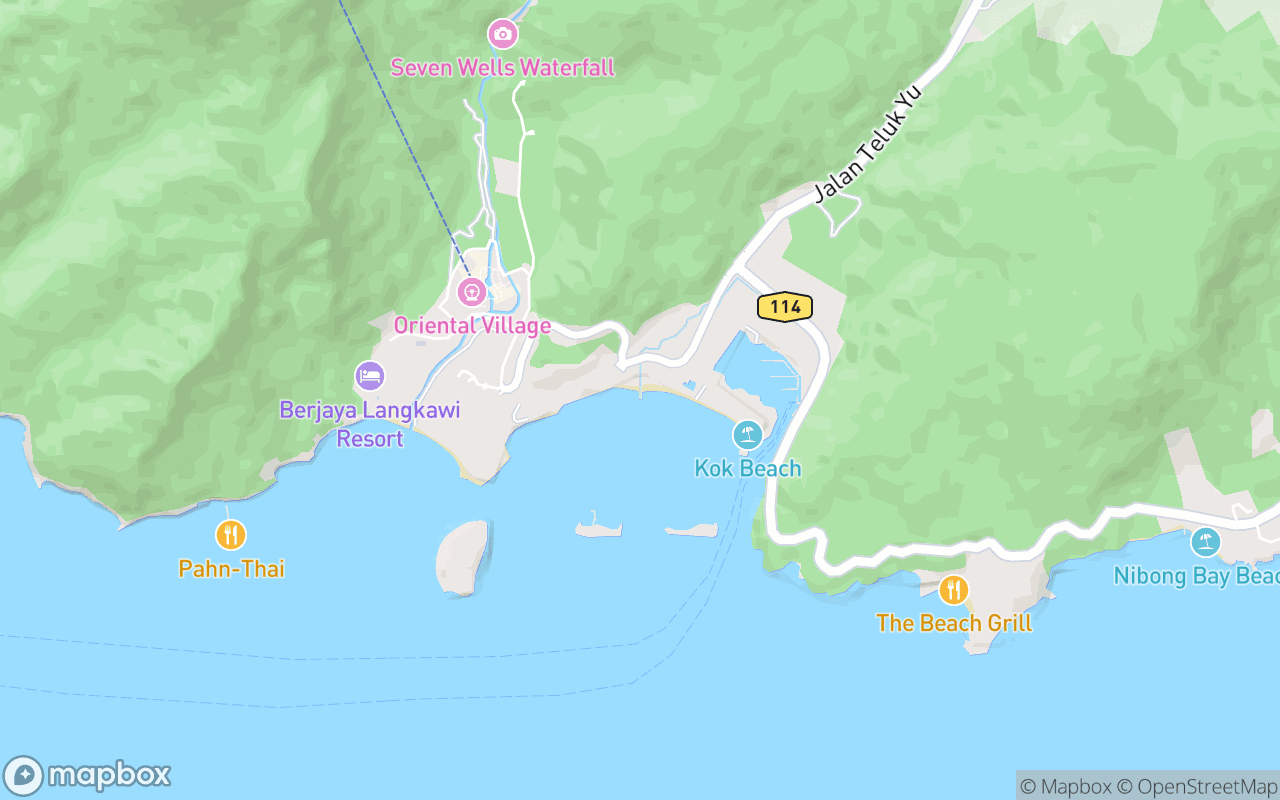 Map showing the location of Jeti Paradise 101