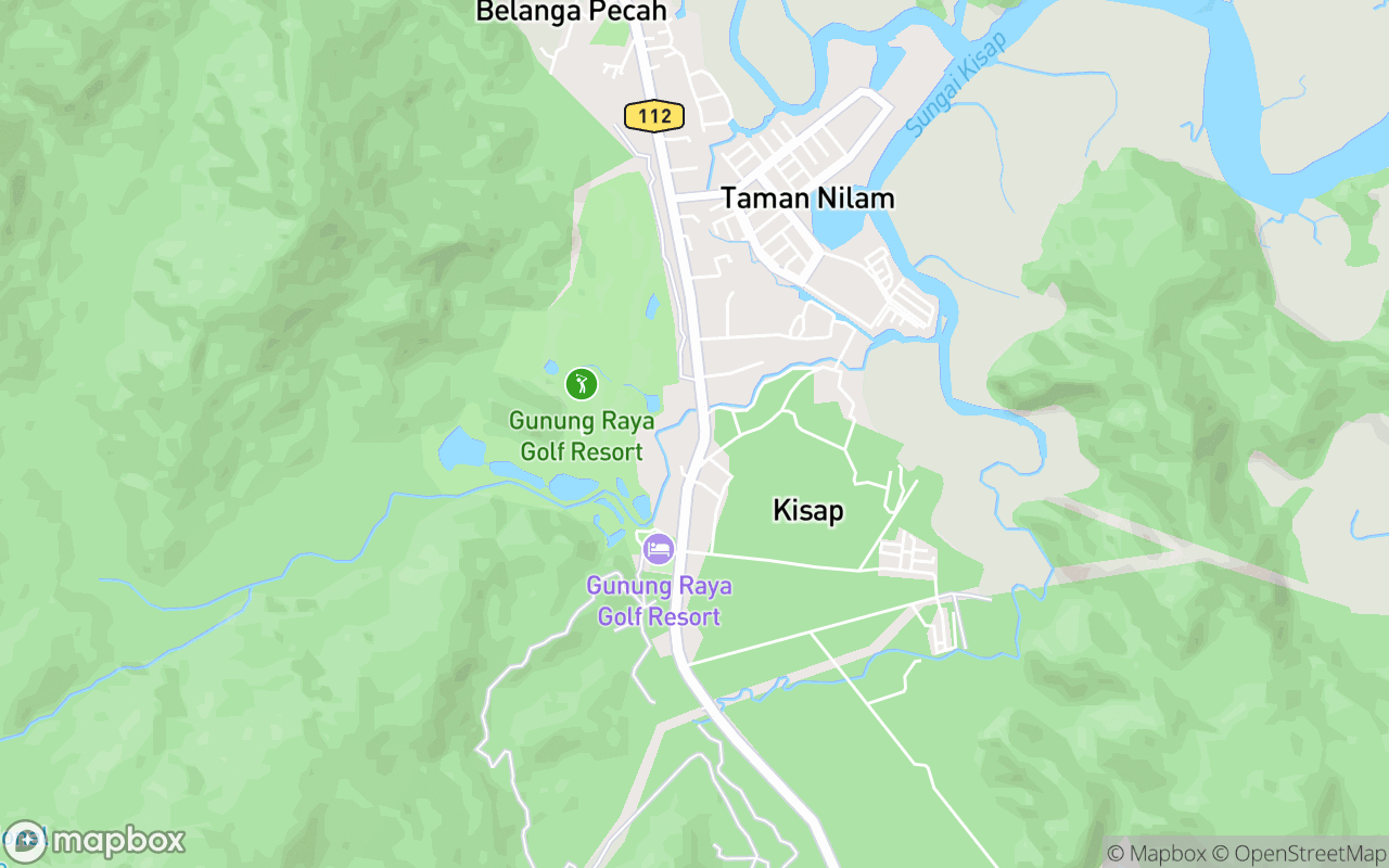 Map showing the location of Masjid At-Taqwa