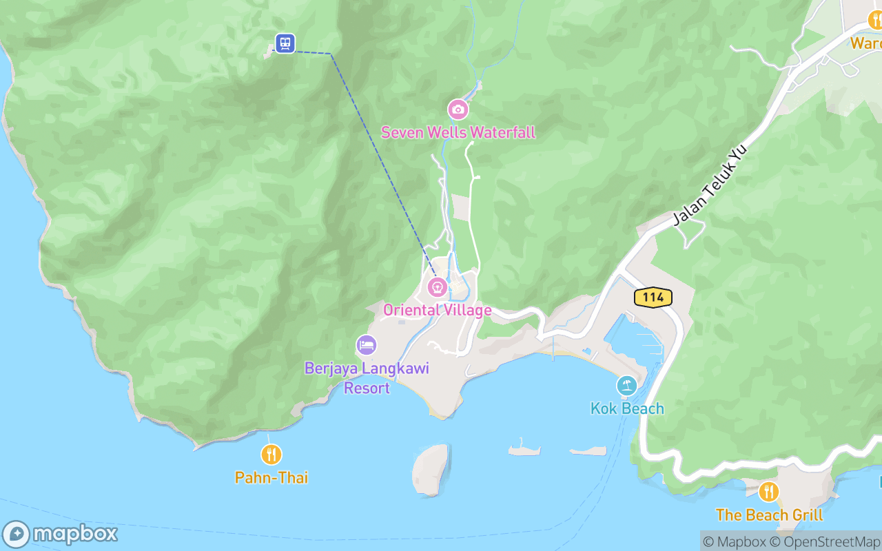 Map showing the location of SkyDome