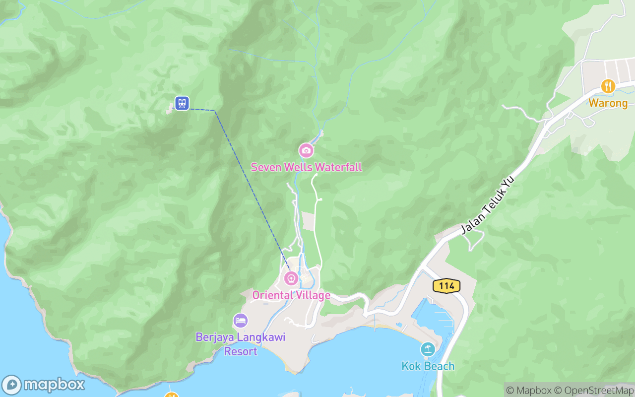 Map showing the location of CoffeeNuts Cafe