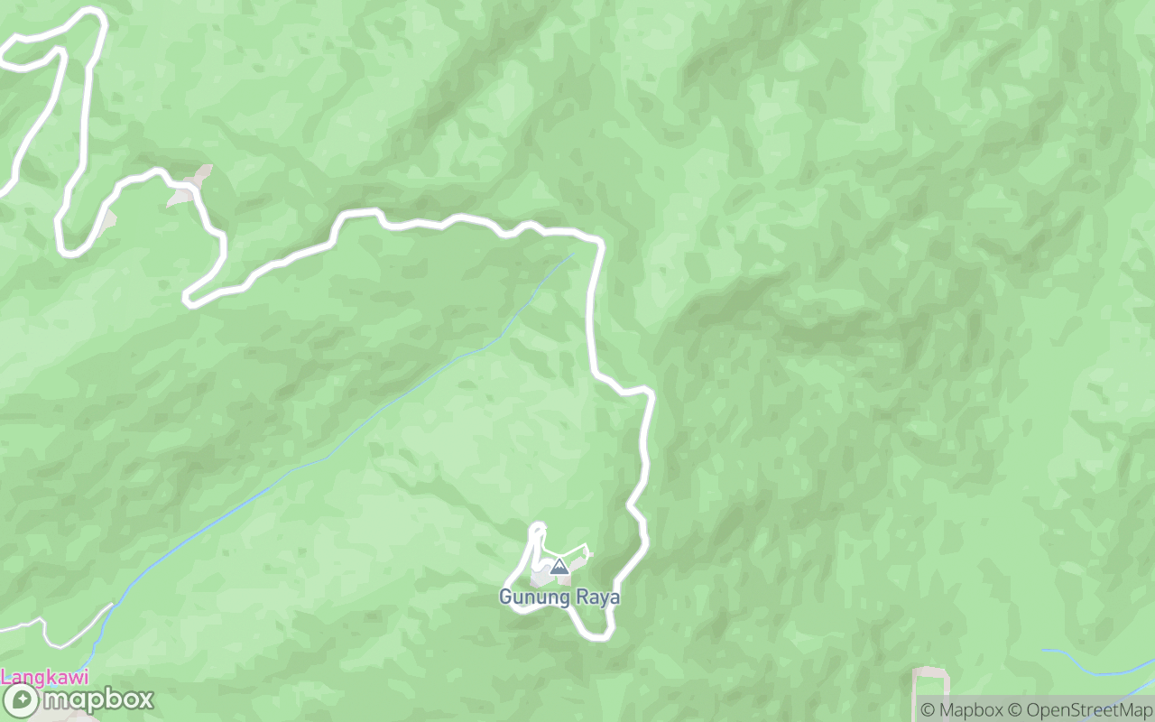 Map showing the location of Gunung Raya Granite