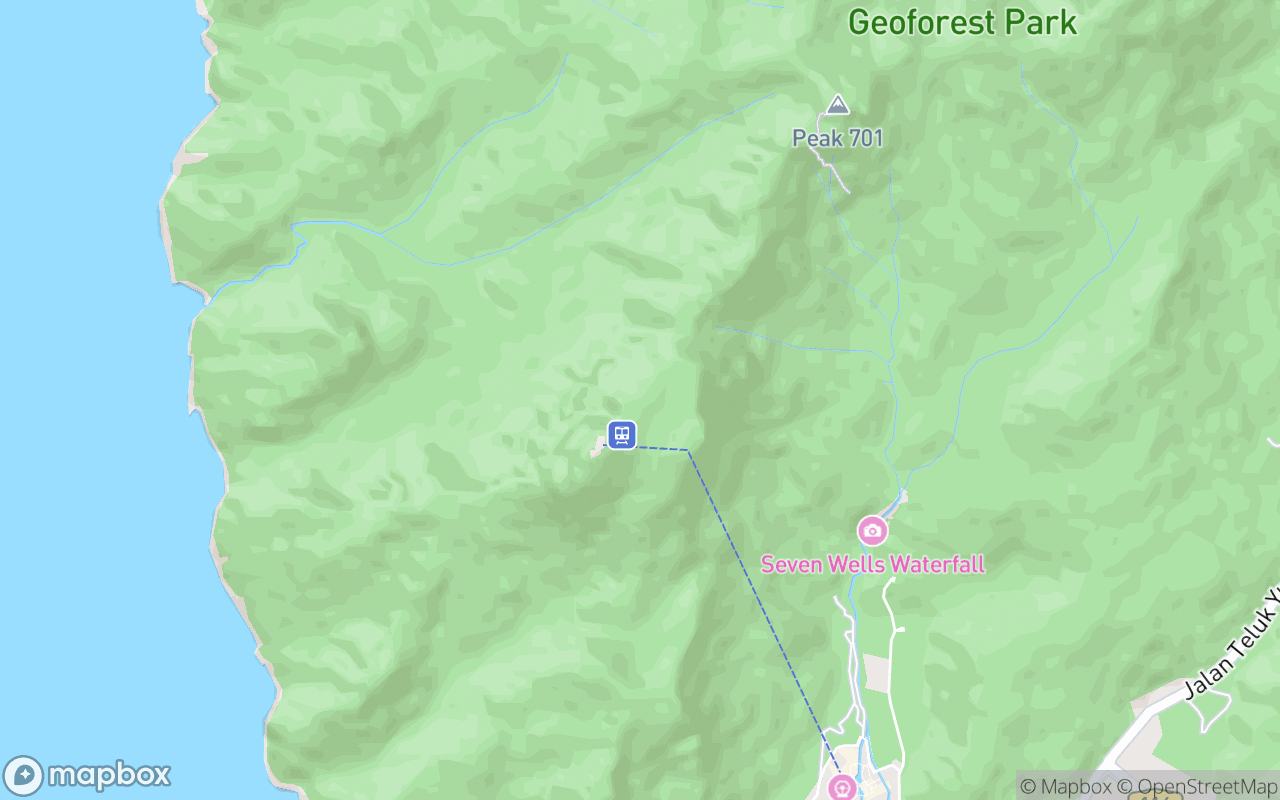 Map showing the location of Eagle's Nest Langkawi