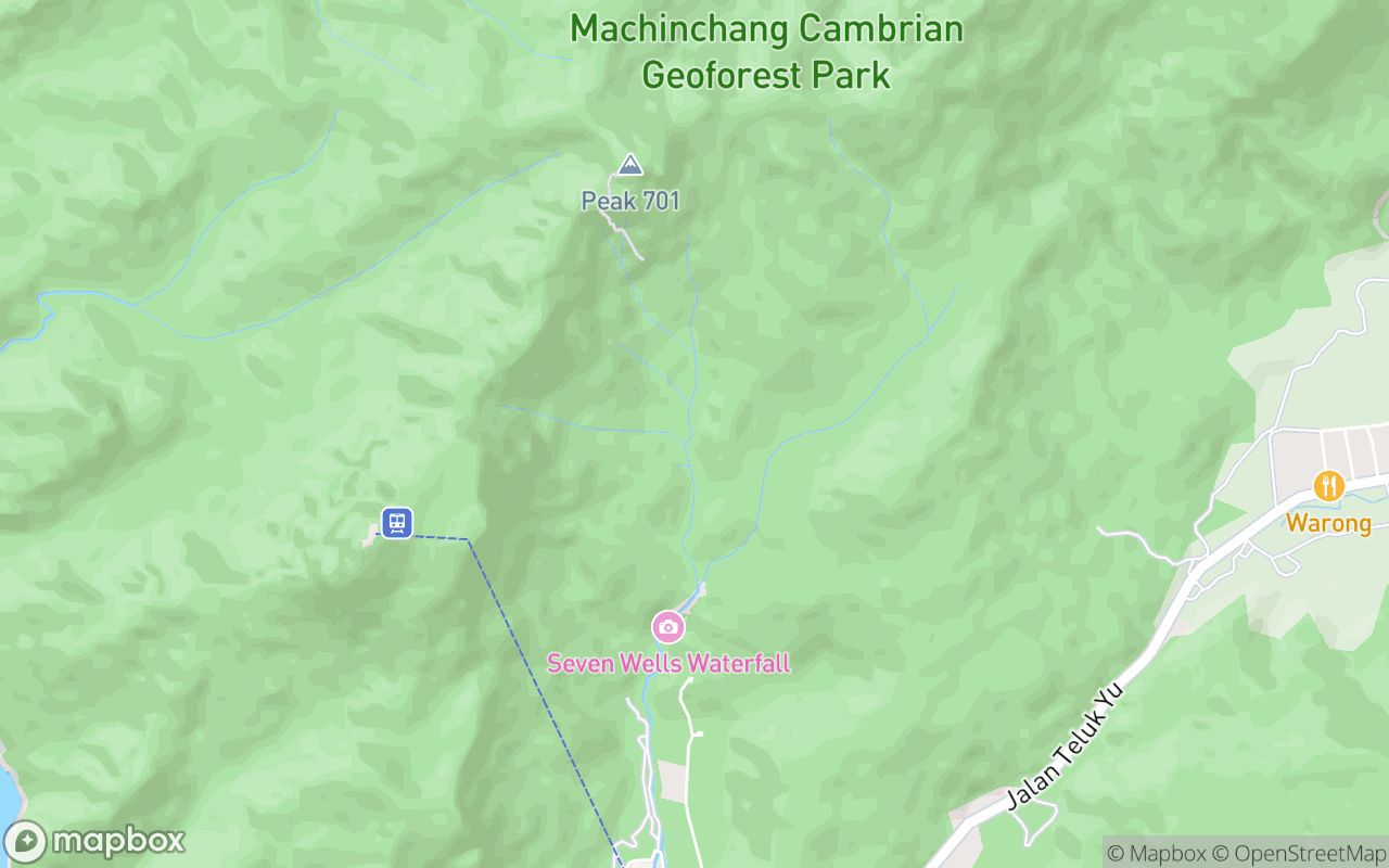 Map showing the location of Blue Lagoon Telaga 7
