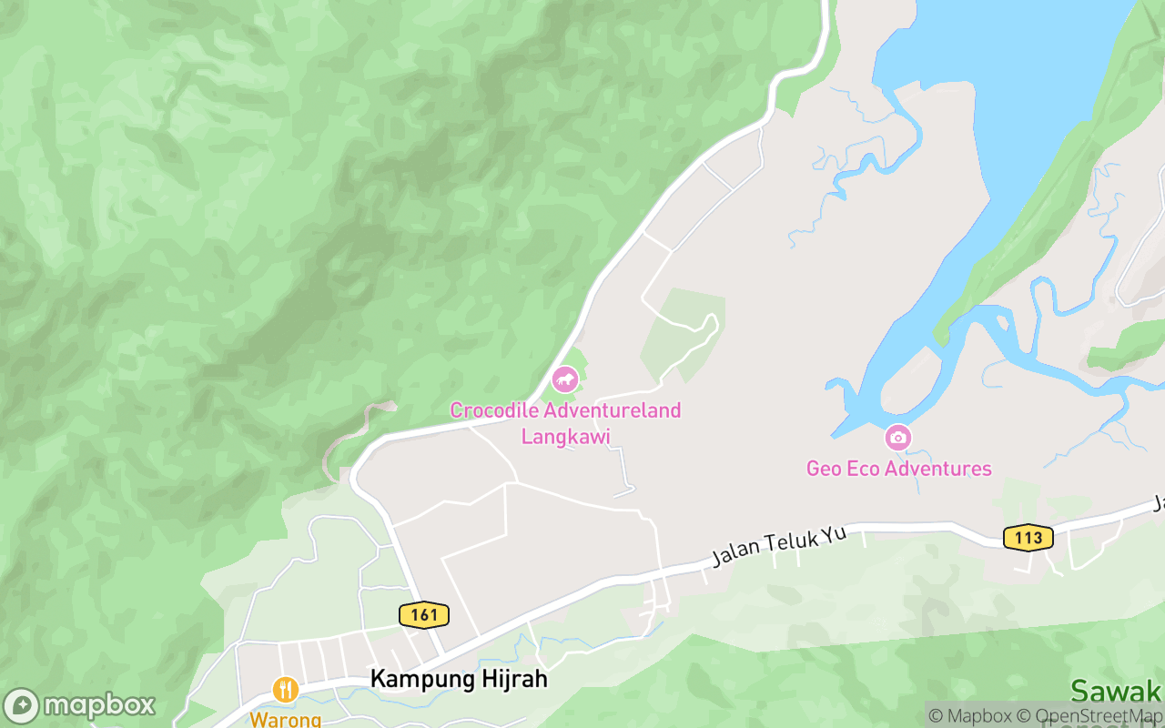 Map showing the location of Treetopia