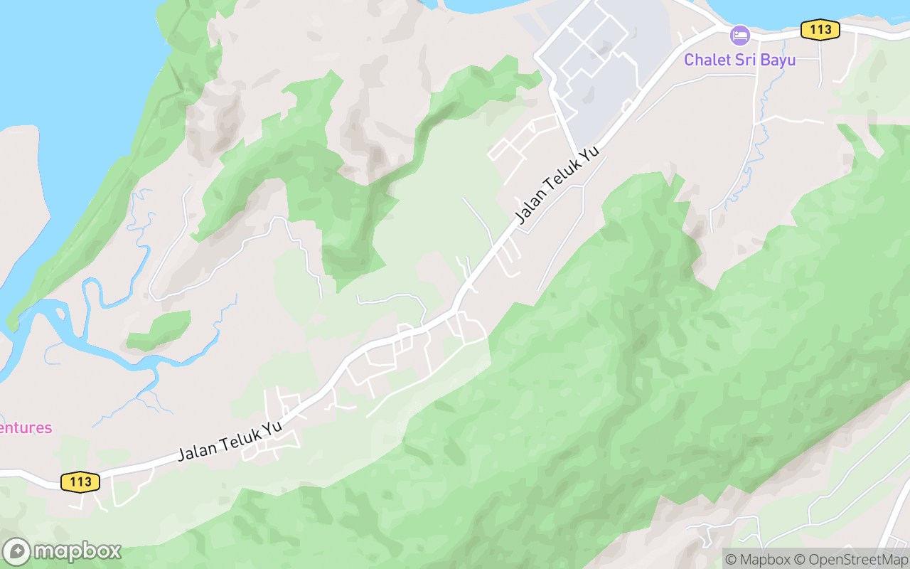 Map showing the location of Coconut Kingdom Langkawi