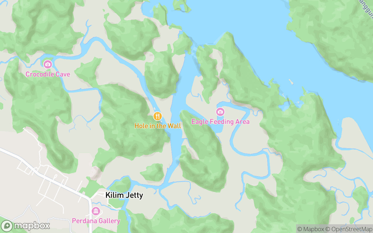 Map showing the location of Birdwatching (Kilim Karst)