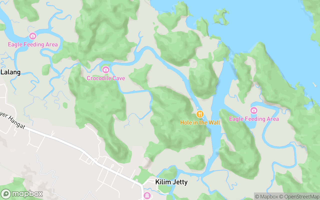 Map showing the location of Kilim UNESCO Geoforest Park