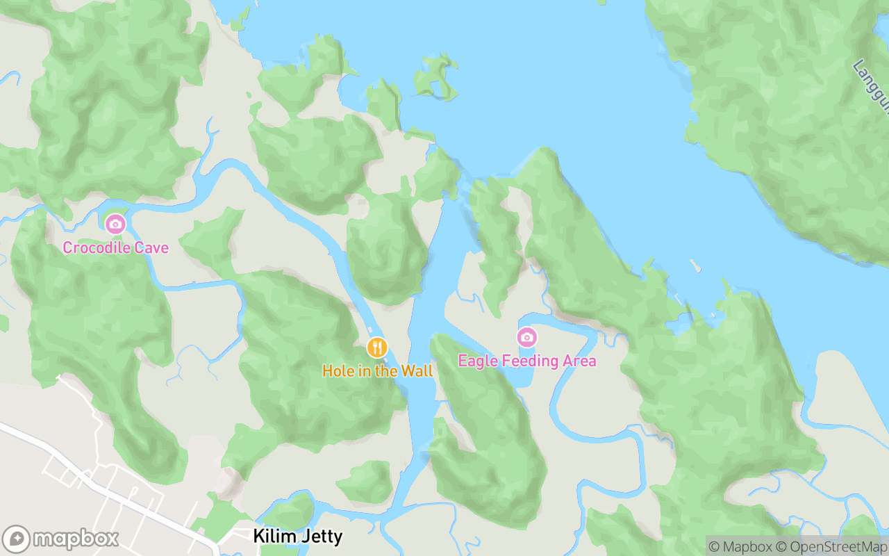 Map showing the location of Eagle Watching Point (Kilim)