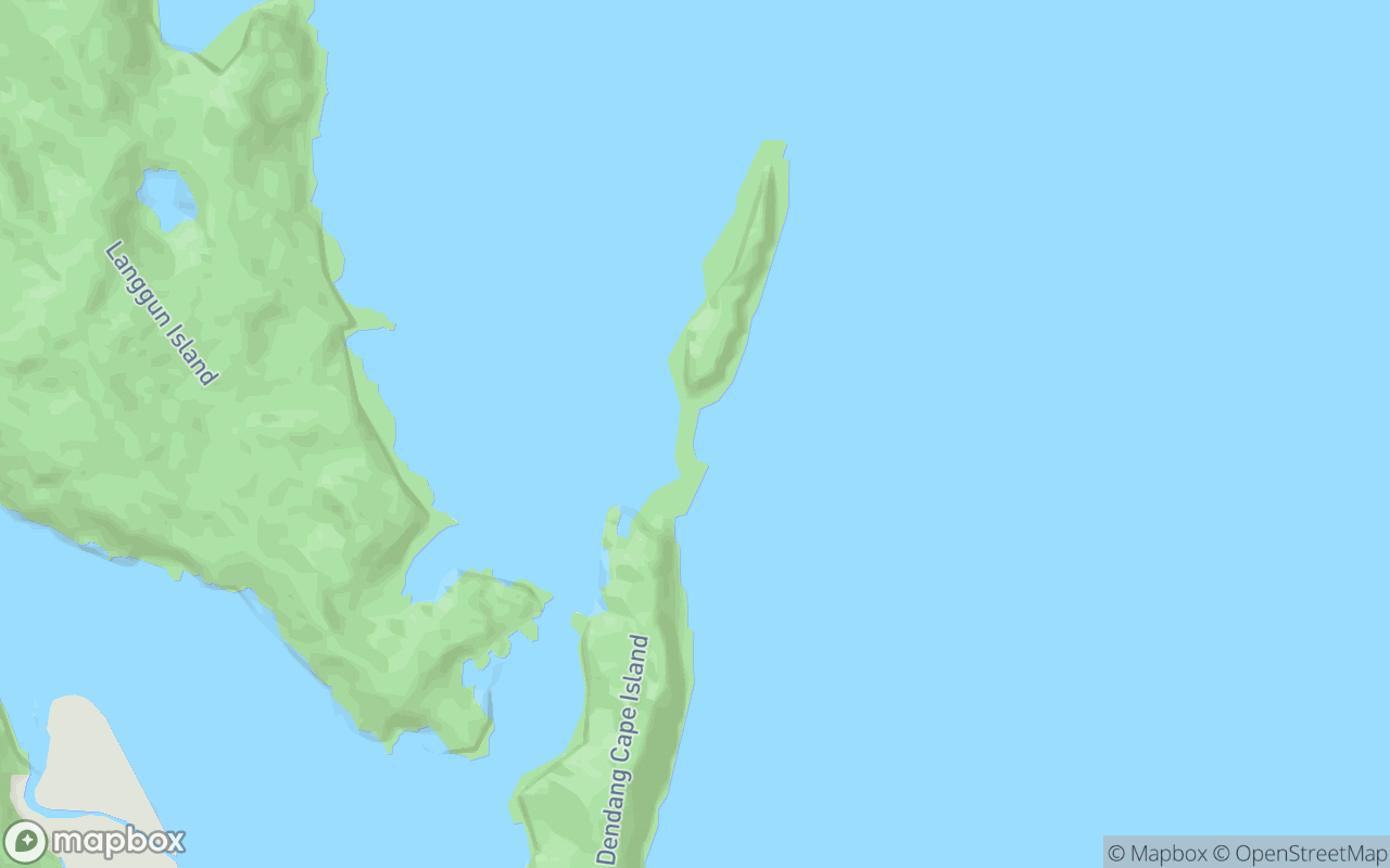 Map showing the location of Tanjung Dendang Sea-Notch
