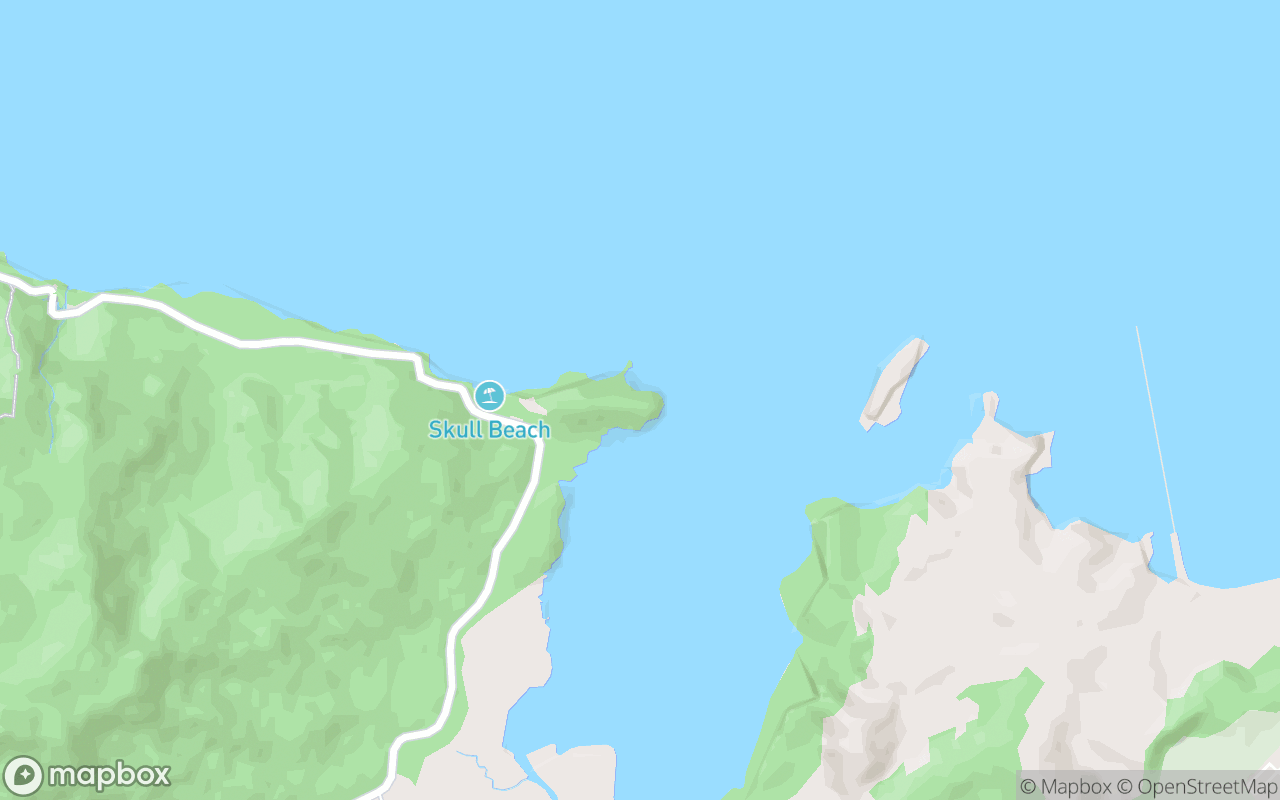 Map showing the location of Tanjung Buta 