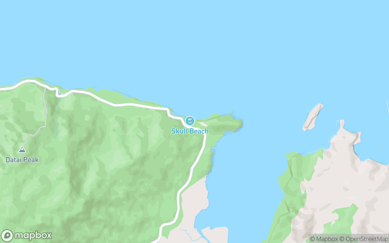 Map showing the location of Pasir Tengkorak Cross-Bedding