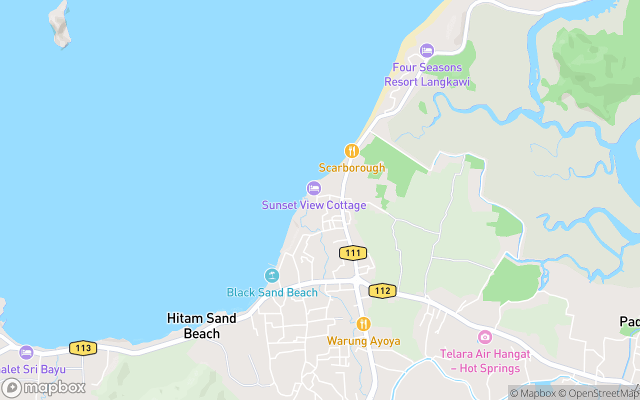 Map showing the location of The Kelapa by TRV Langkawi