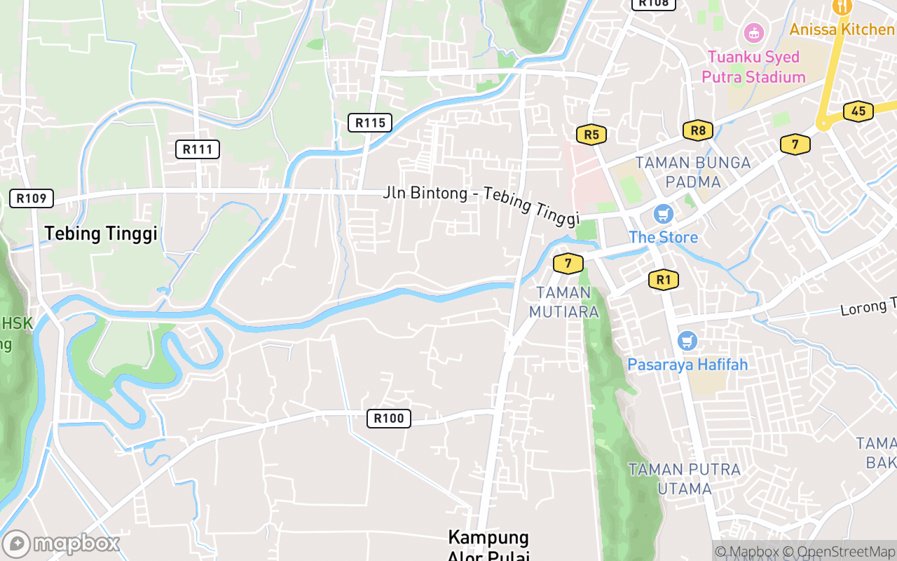 Map showing the location of Floating Market