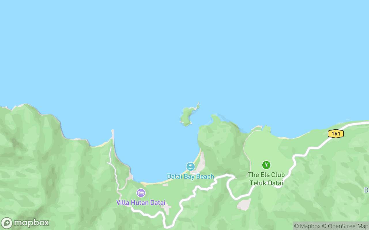 Map showing the location of Pulau Anak Datai
