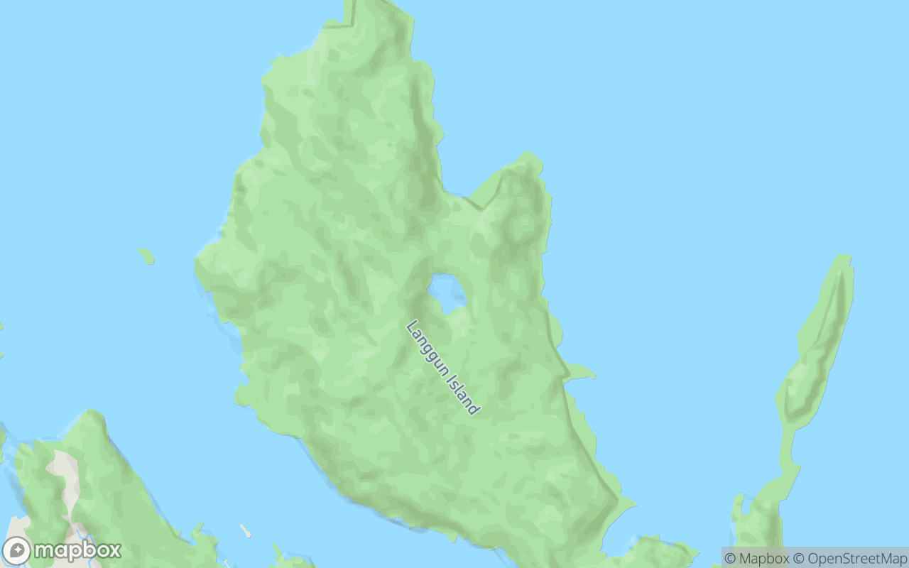 Map showing the location of Tasik Langgun