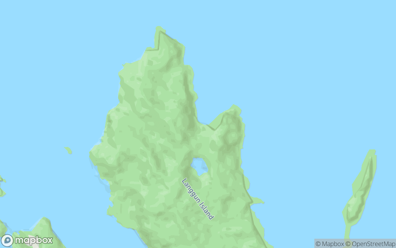 Map showing the location of Pulau Langgun Limestone
