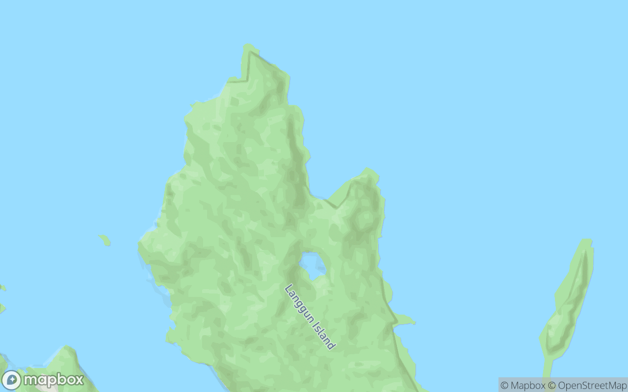 Map showing the location of Teluk Dalam