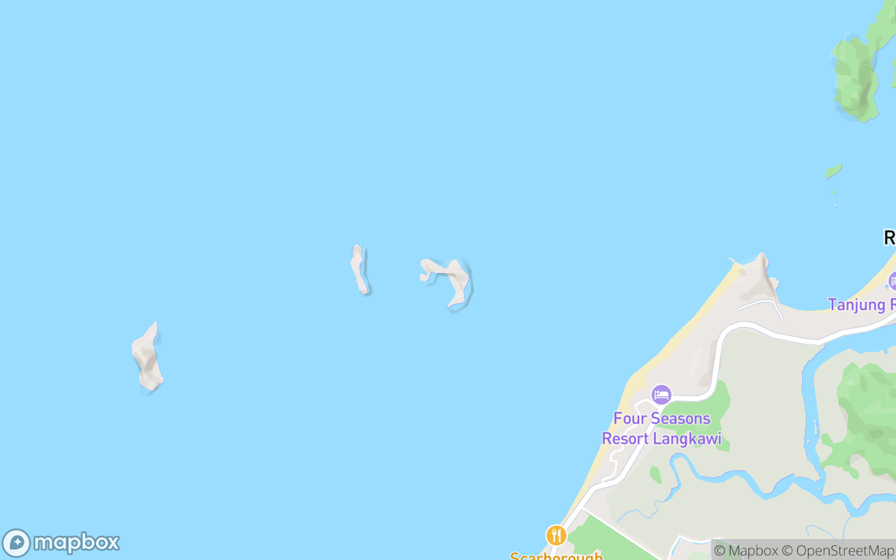 Map showing the location of Arca Pulau Pasir