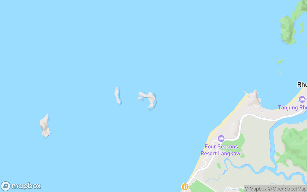 Map showing the location of Pulau Pasir