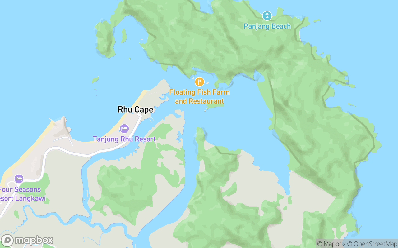 Map showing the location of Coconest Langkawi