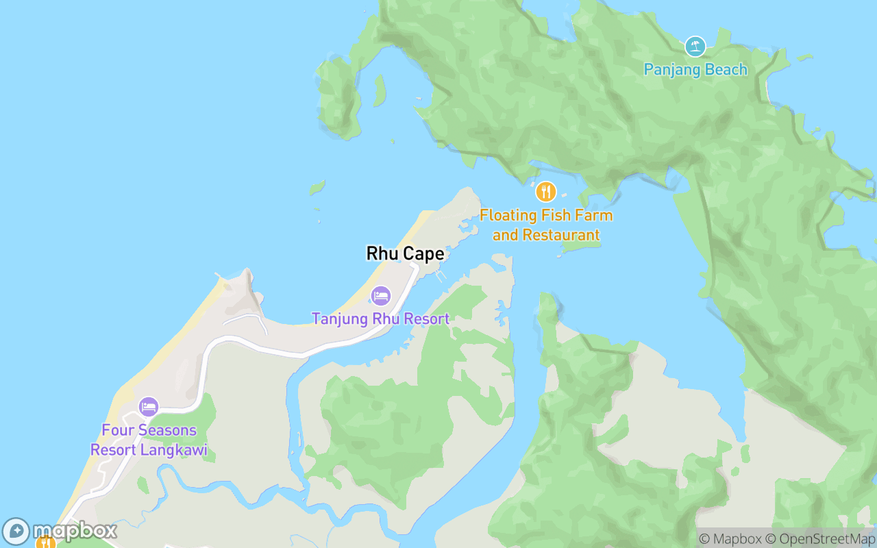 Map showing the location of Jeti Tanjung Rhu