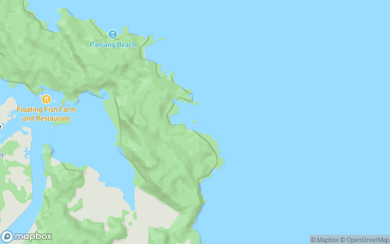 Map showing the location of Pulau Teluk Jong