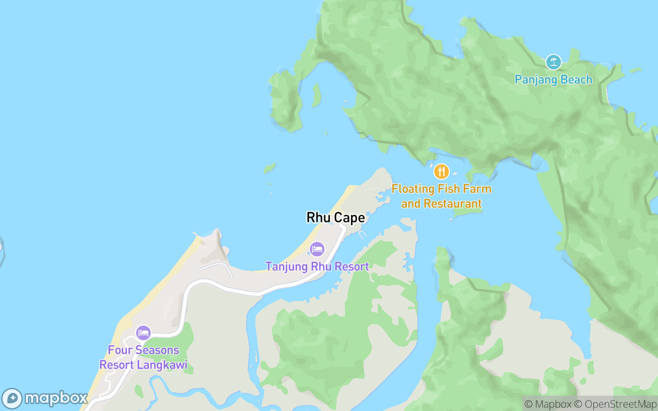 Map showing the location of Kayak (Tanjung Rhu)