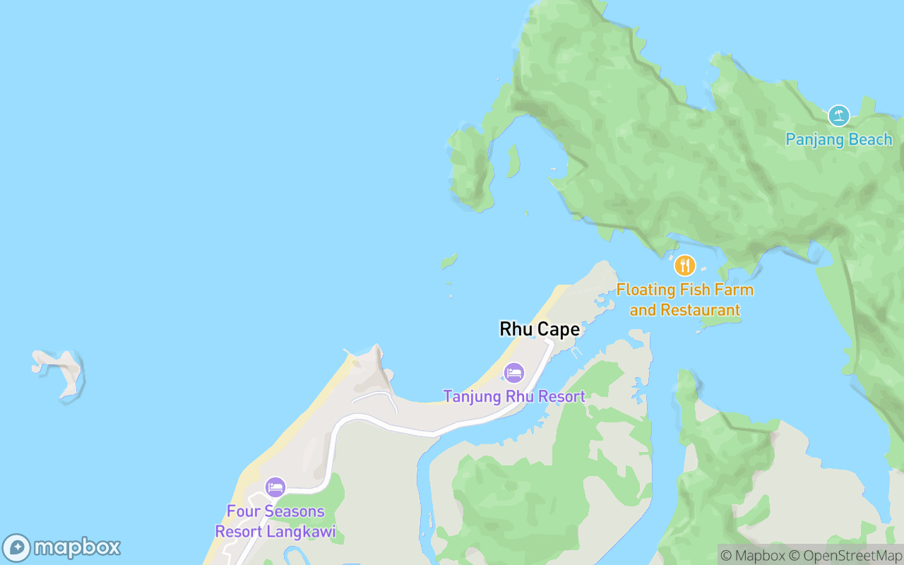 Map showing the location of Pulau Penyu Kecil