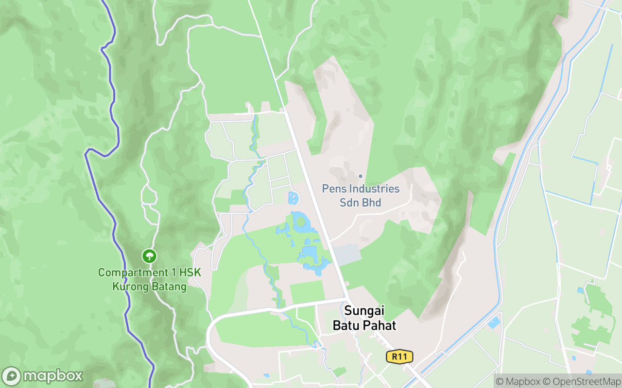 Map showing the location of Perlis Vineyard